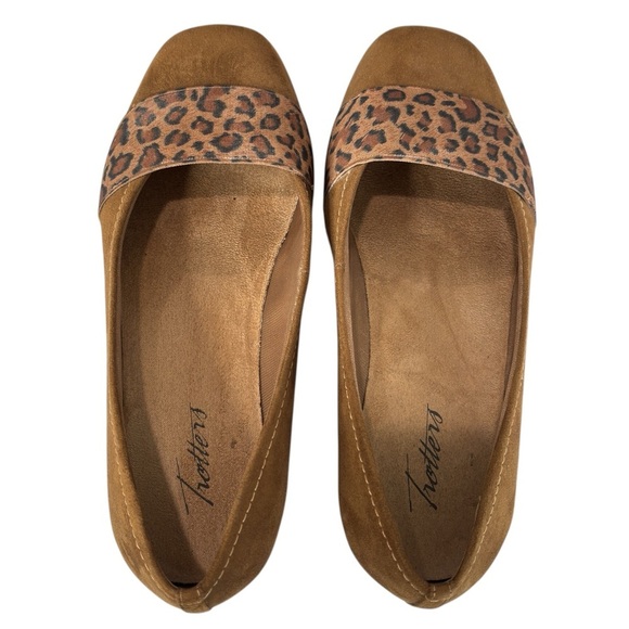 Trotters Samantha Chestnut Vegan Calf Leather Womens Shoe Sz 6.5 WW Loafer Flats - Picture 7 of 11